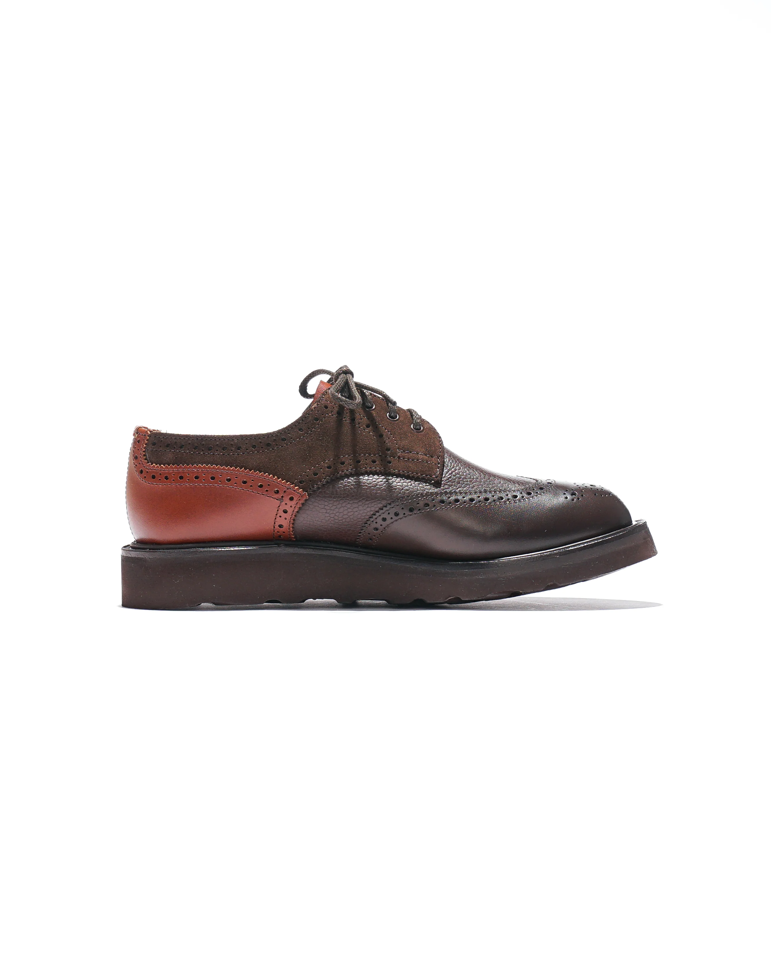 Bourton Brogue - Brown Multi Tone Morflex - Image 5