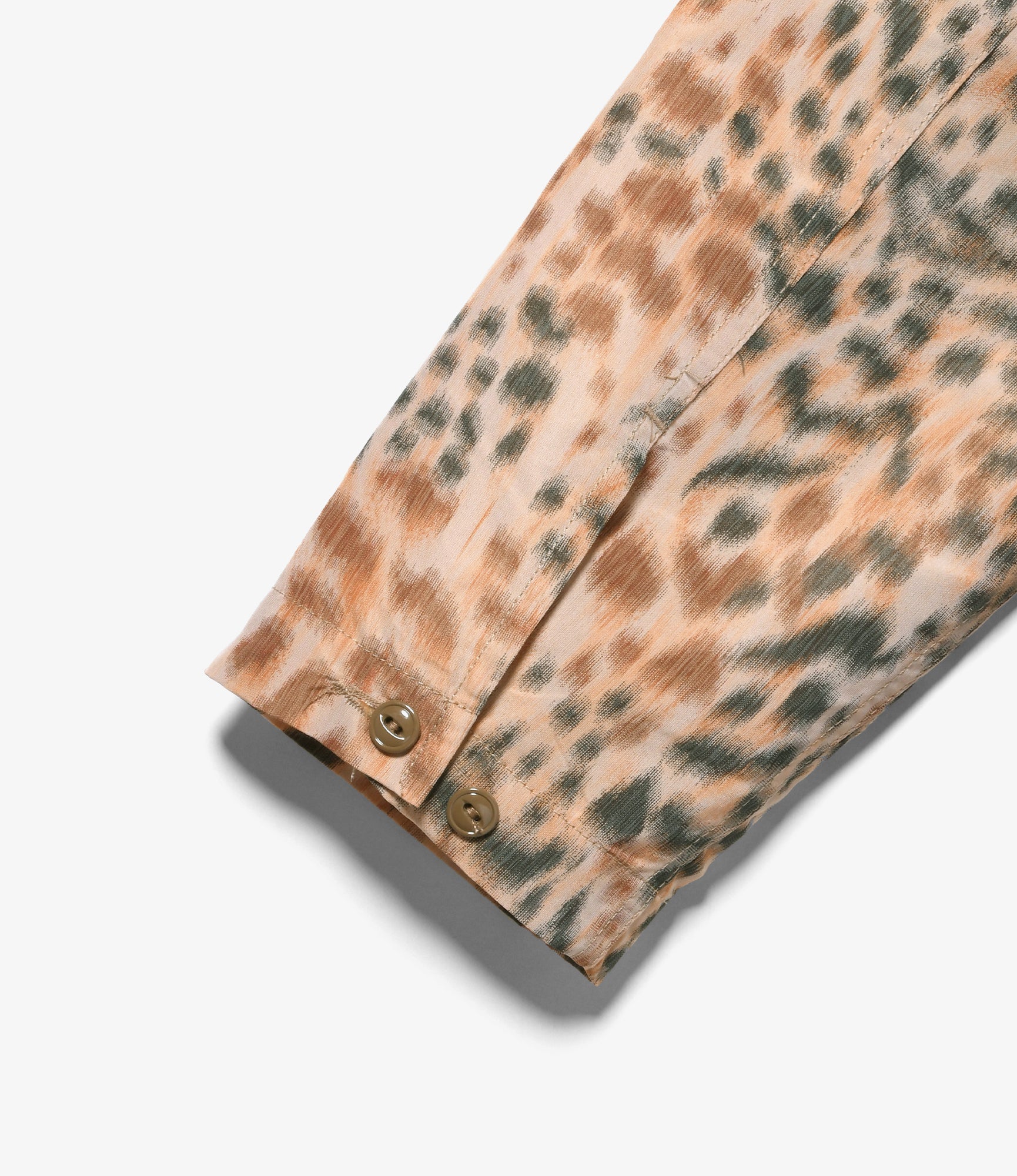 Cagoule Shirt - Brown Polyester Leopard Print - Image 4