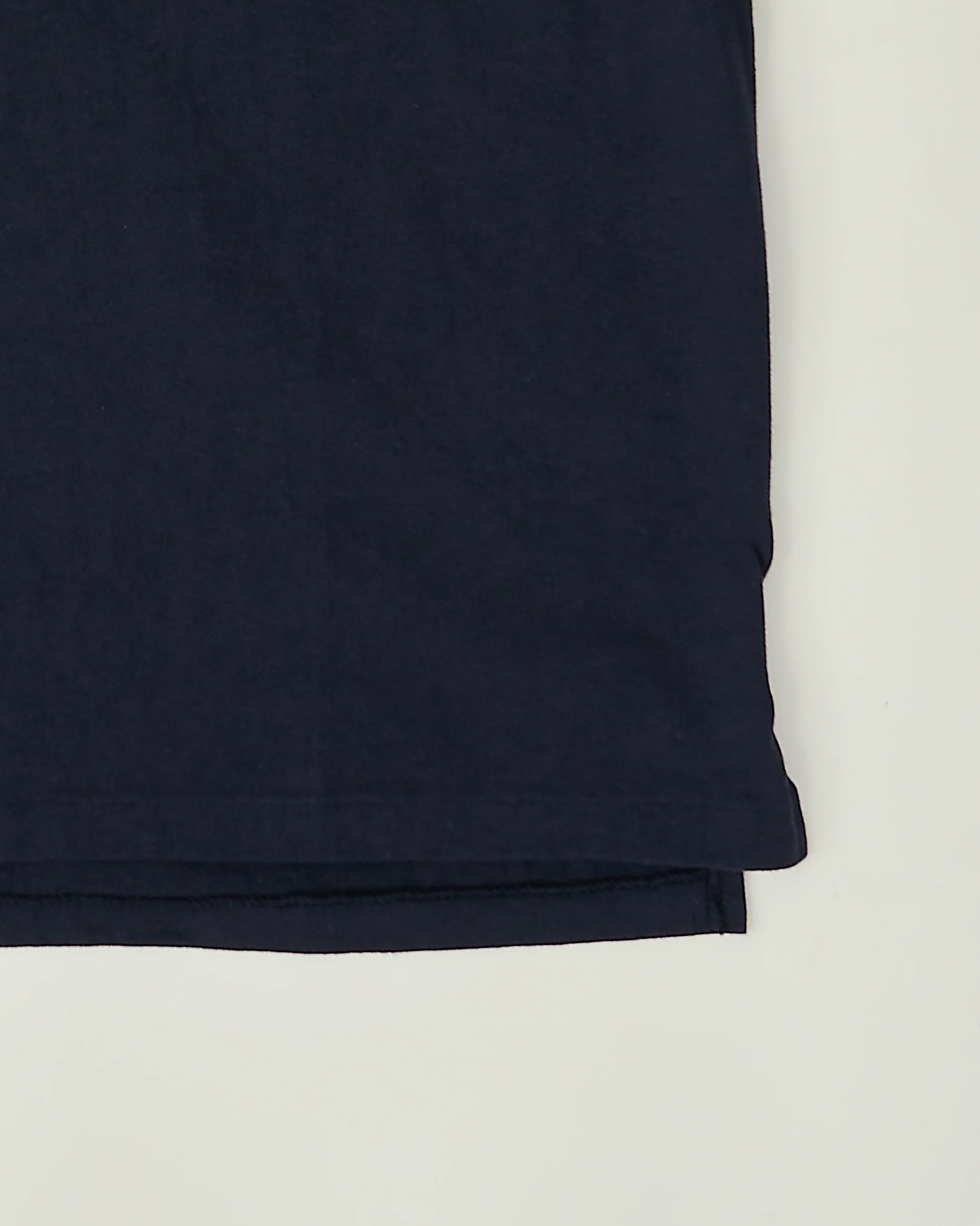 Cross Crew Neck Pocket Tee - Navy - Image 4