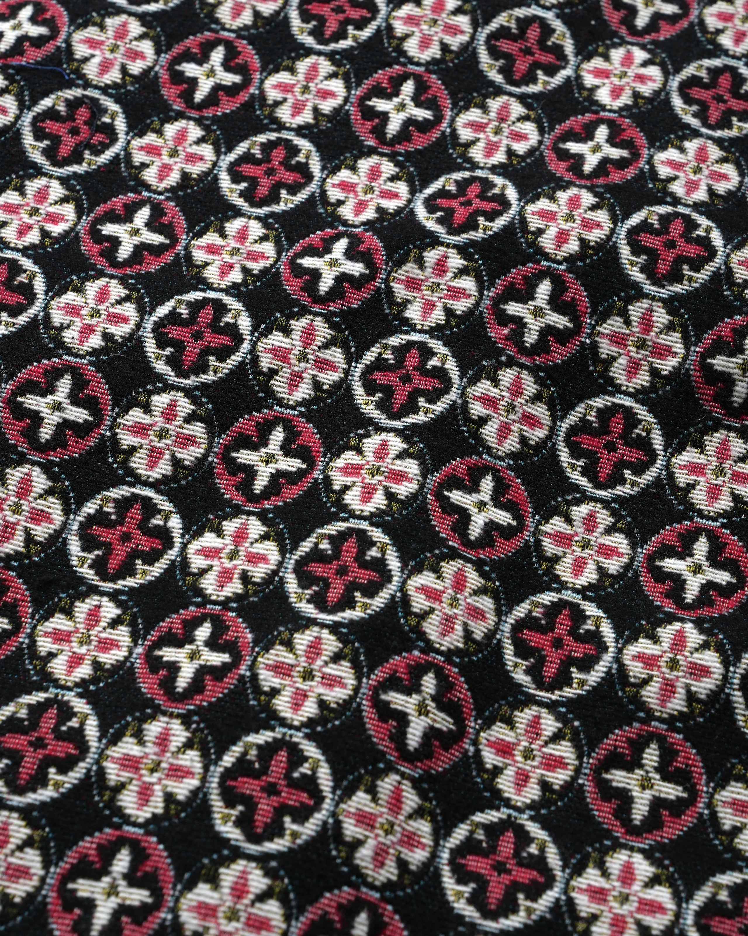 Engineer Jacket - Multi Color Mix Pattern Block Jacquard - Image 3