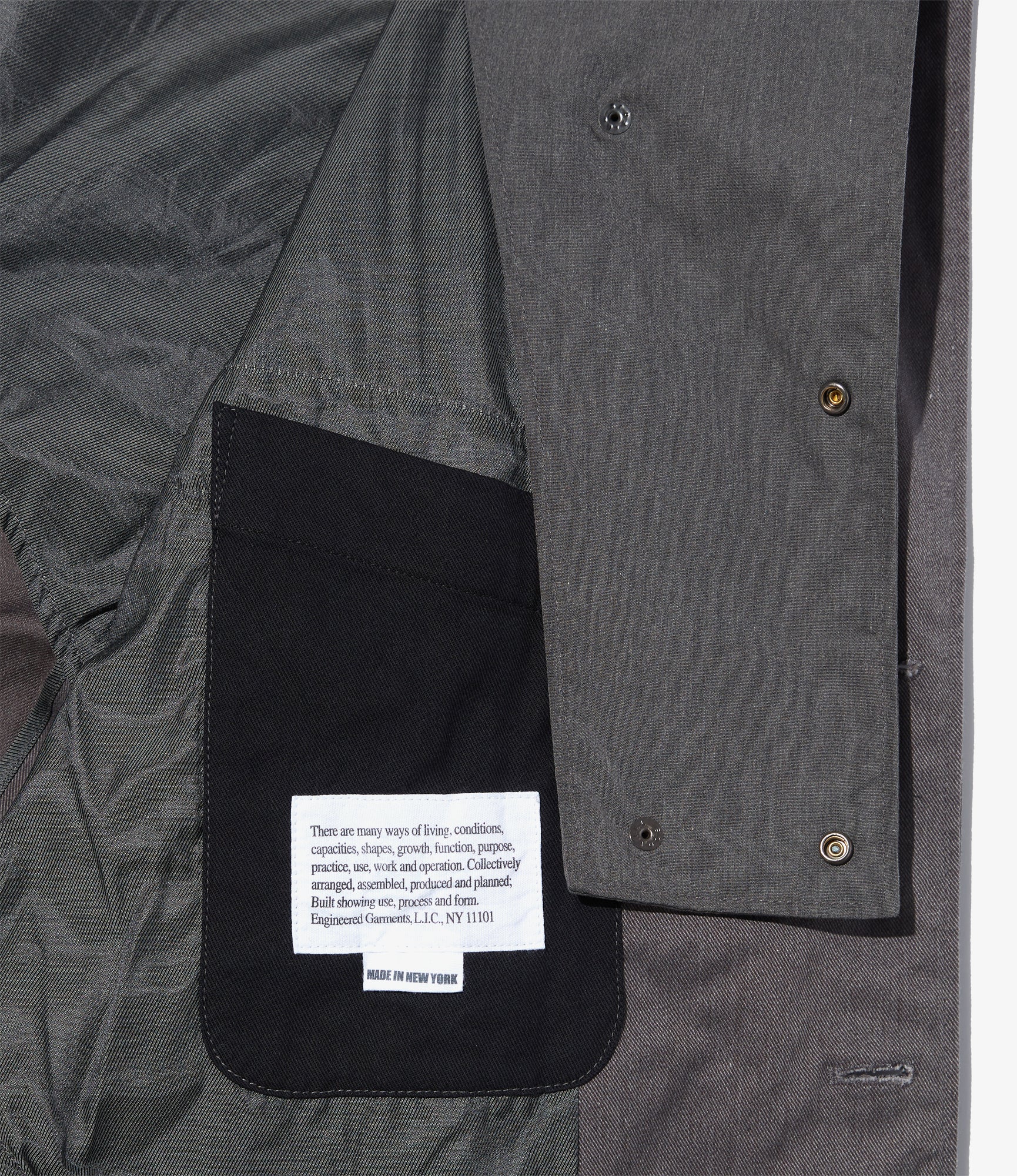 Chester Coat - Grey PC Tanker Twill - Image 5