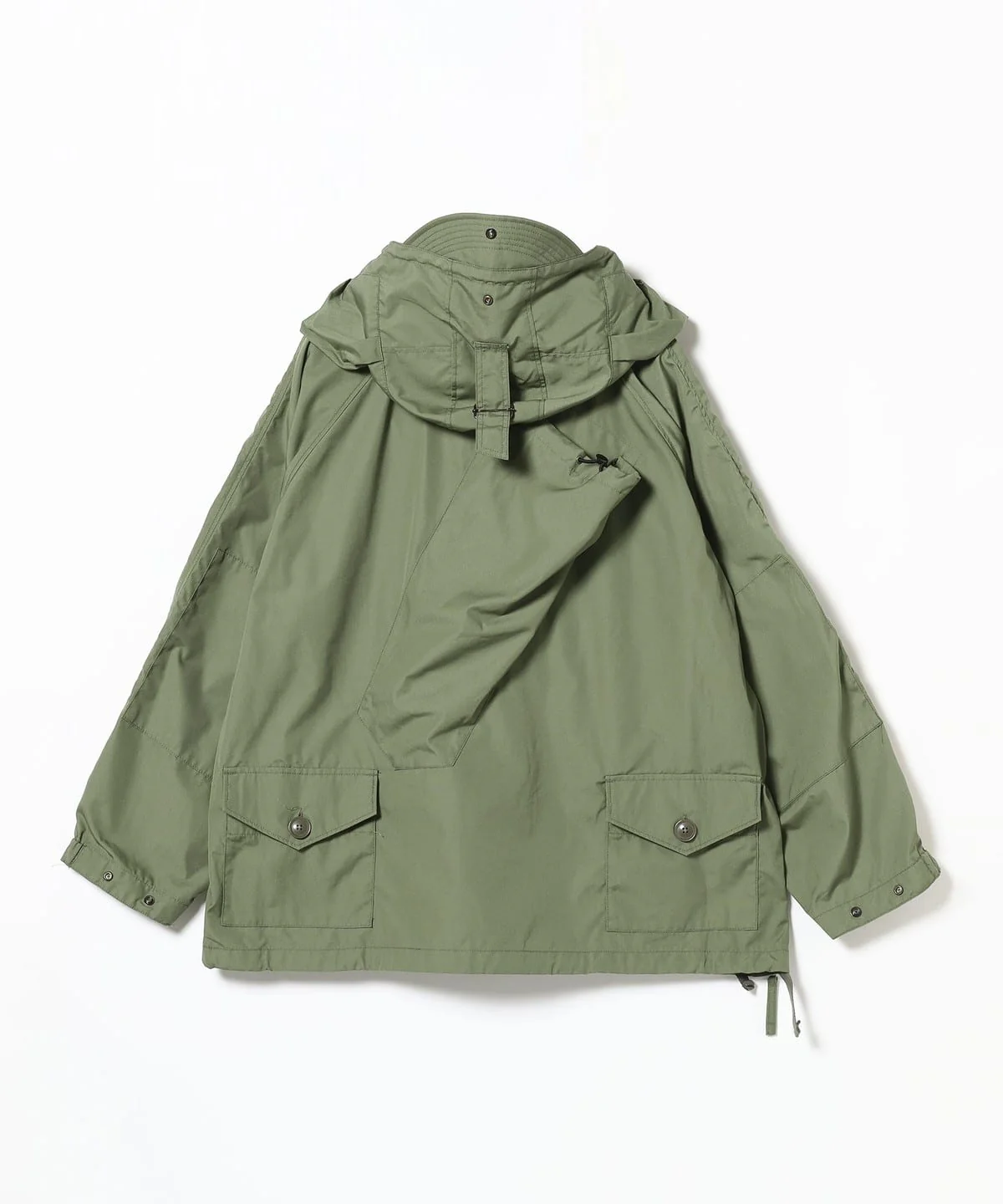 Engineered Garments for Pilgrim - RN Smock - Olive PC Poplin - Image 3