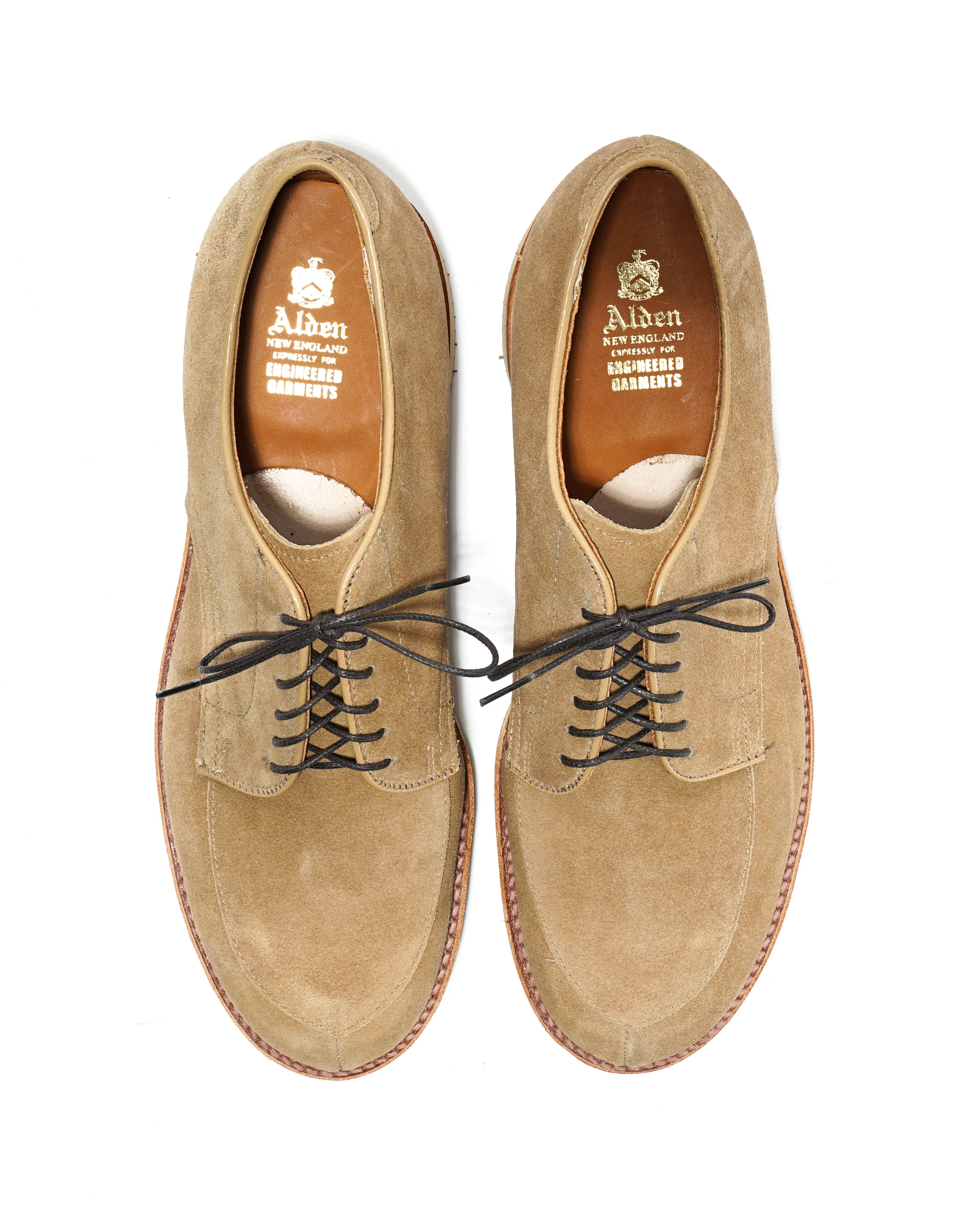 Engineered Garments x Alden - Algonquin Blucher - Tan Suede - Image 3