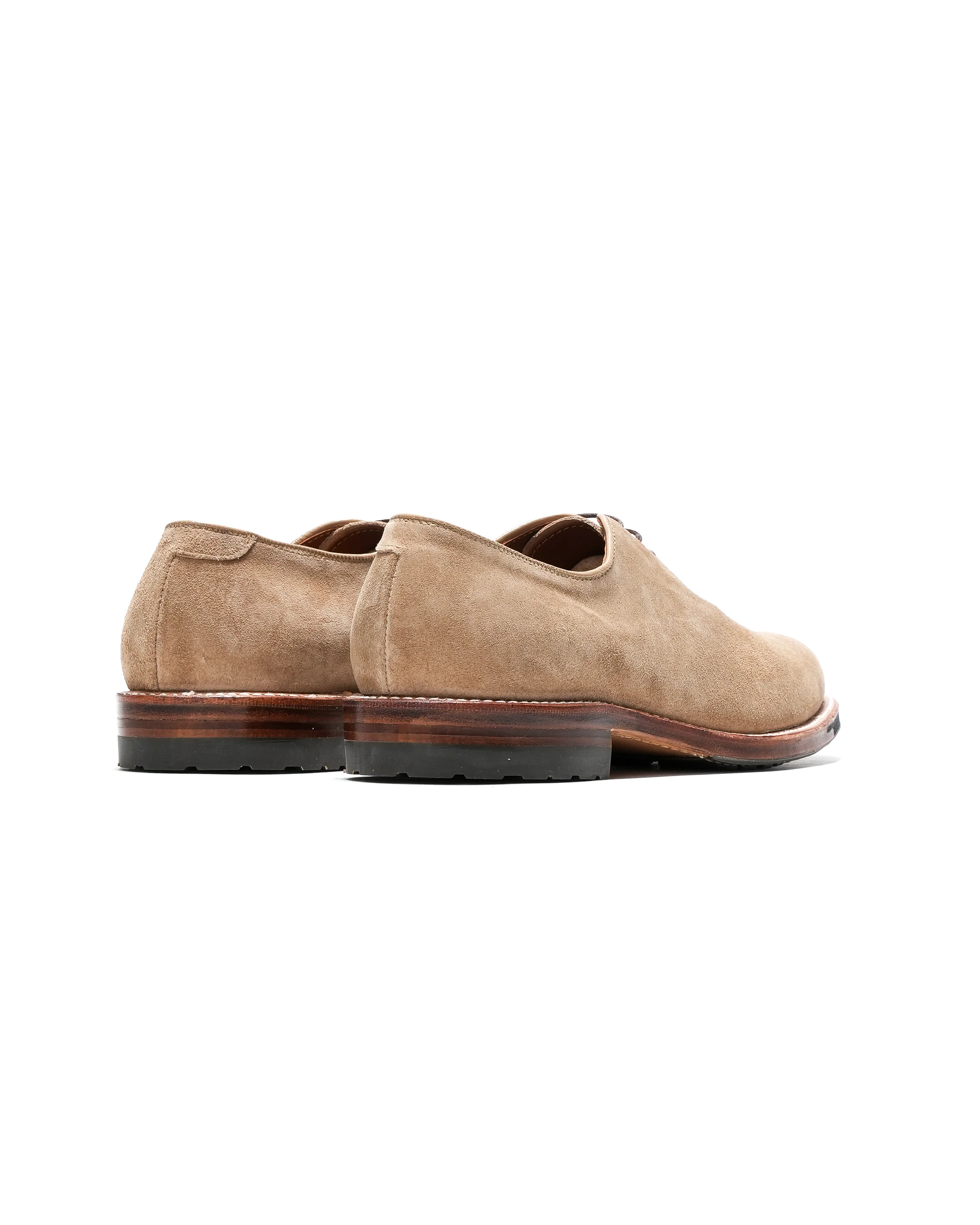 Engineered Garments x Alden - Wholecut Plain Toe Oxford - Tan Suede - Image 3