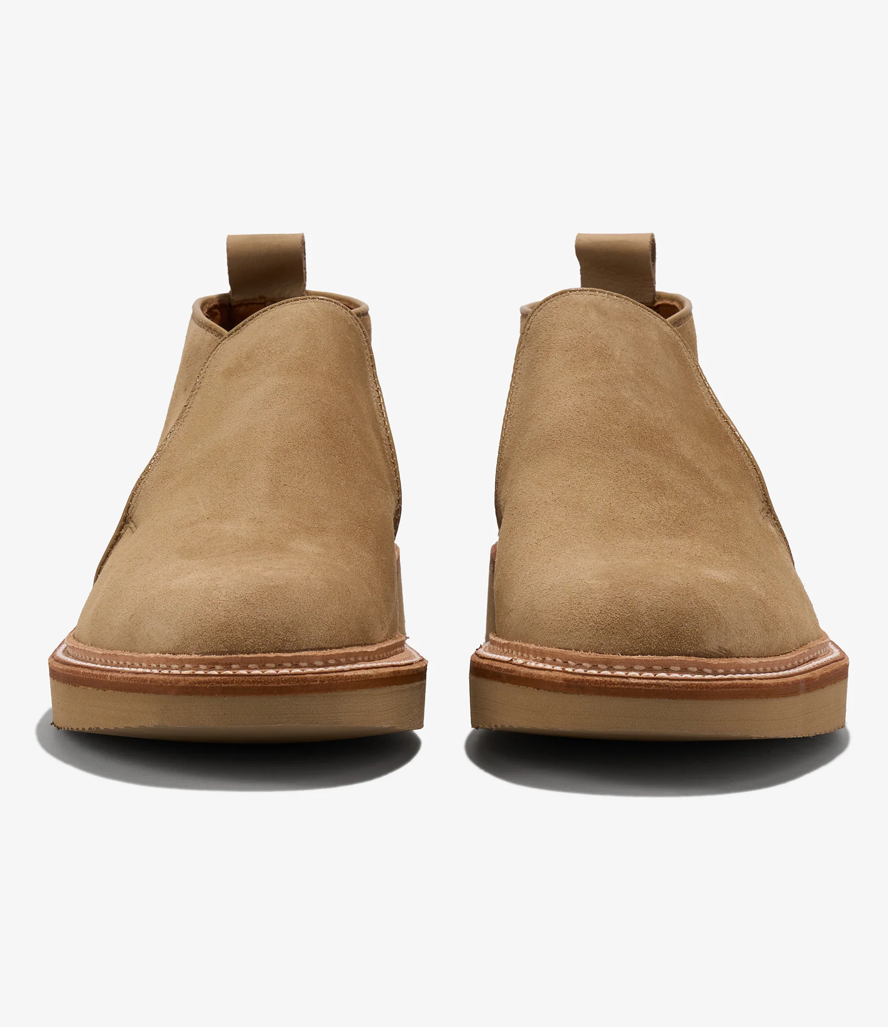 Engineered Garments x Alden - Slip-on Chukka Boot - Tan Suede - Image 4