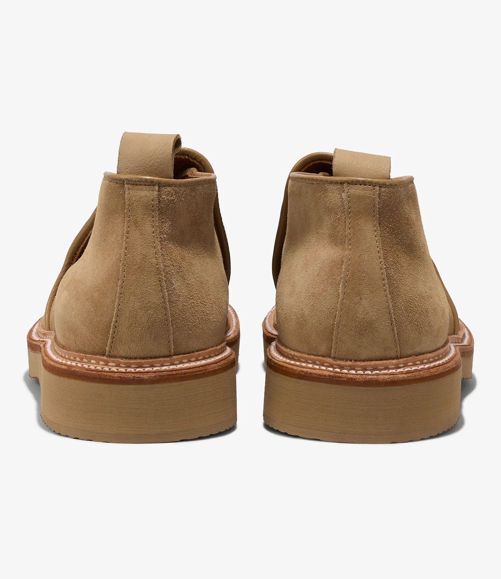 Engineered Garments x Alden - Slip-on Chukka Boot - Tan Suede - Image 5