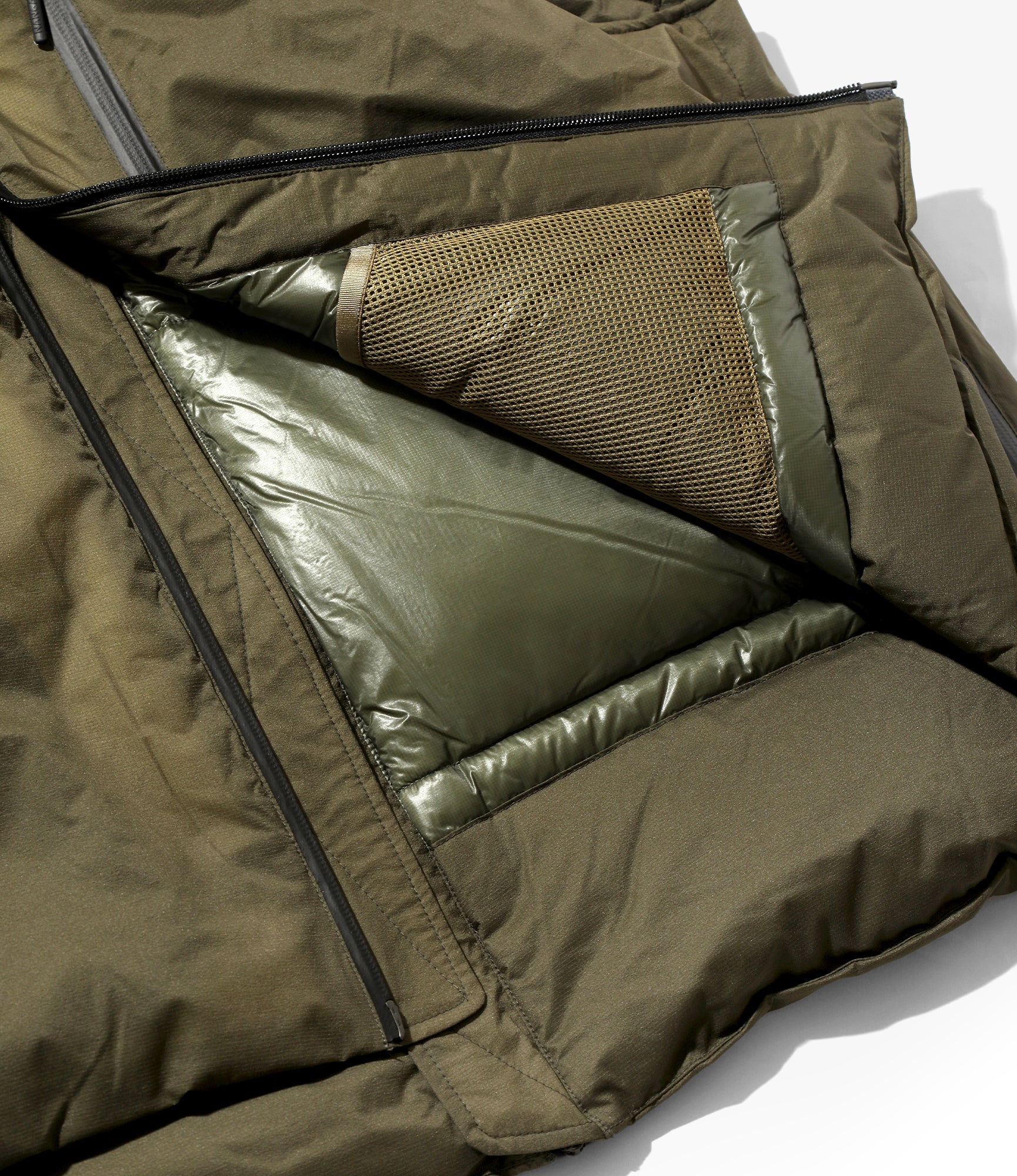 Engineered Garments x Nanga - Zip Vest - Olive - Image 7