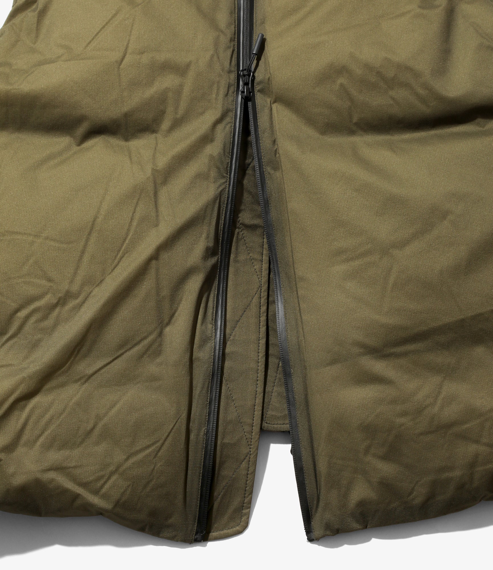 Engineered Garments x Nanga - Zip Vest - Olive - Image 9