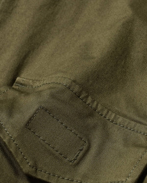 Engineered Garments x Pilgrim Surf Supply - Russel Zip Parka - Olive - Cotton Ventile - Image 3