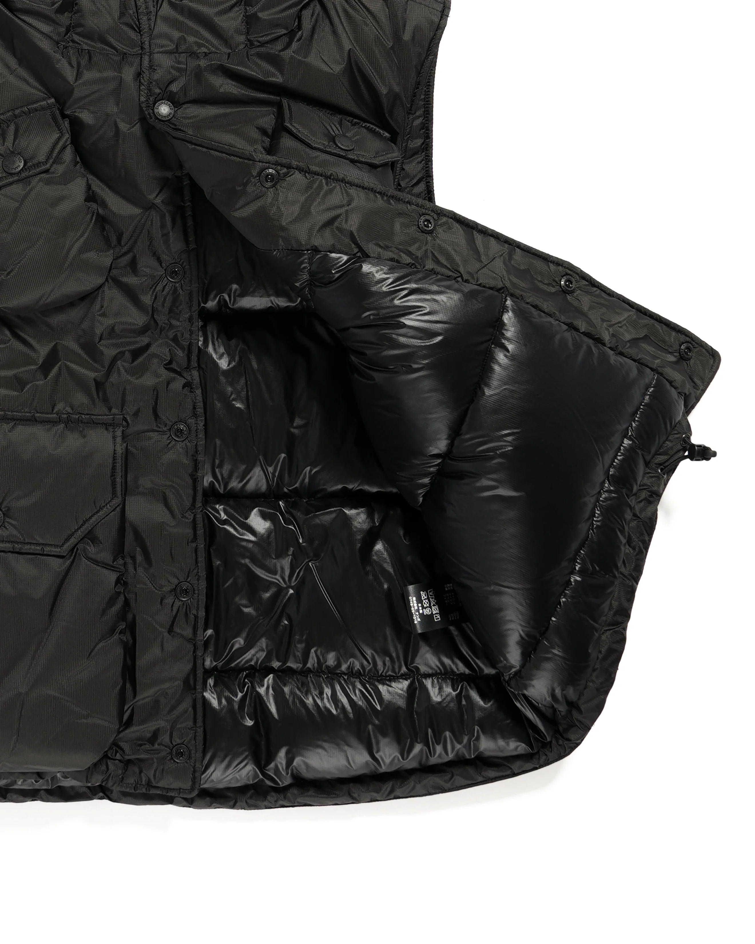 Field Down Vest - Black - Aurora Light - Image 3