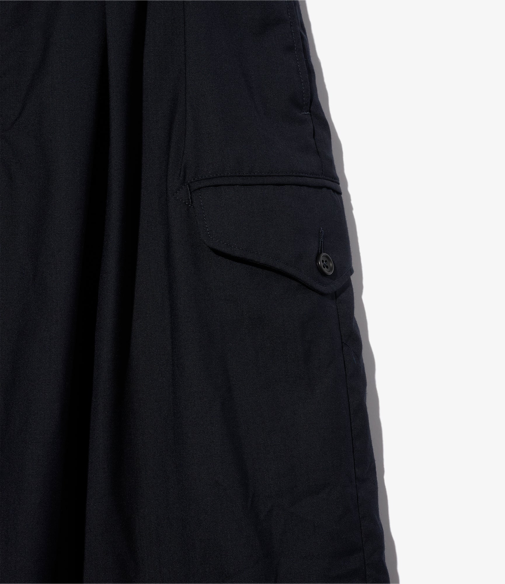 Ghurka Short - Dk. Navy Tropical Wool - Image 3