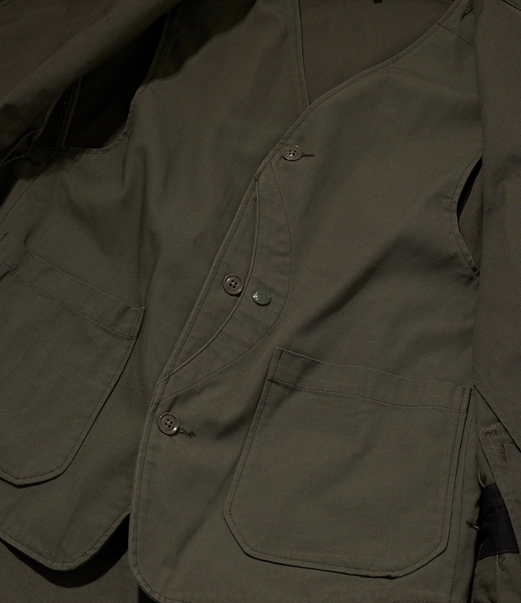 NNY x Blue in Green x Packer - Hunting Blazer - Olive H.W. Cotton Ripstop - Image 6