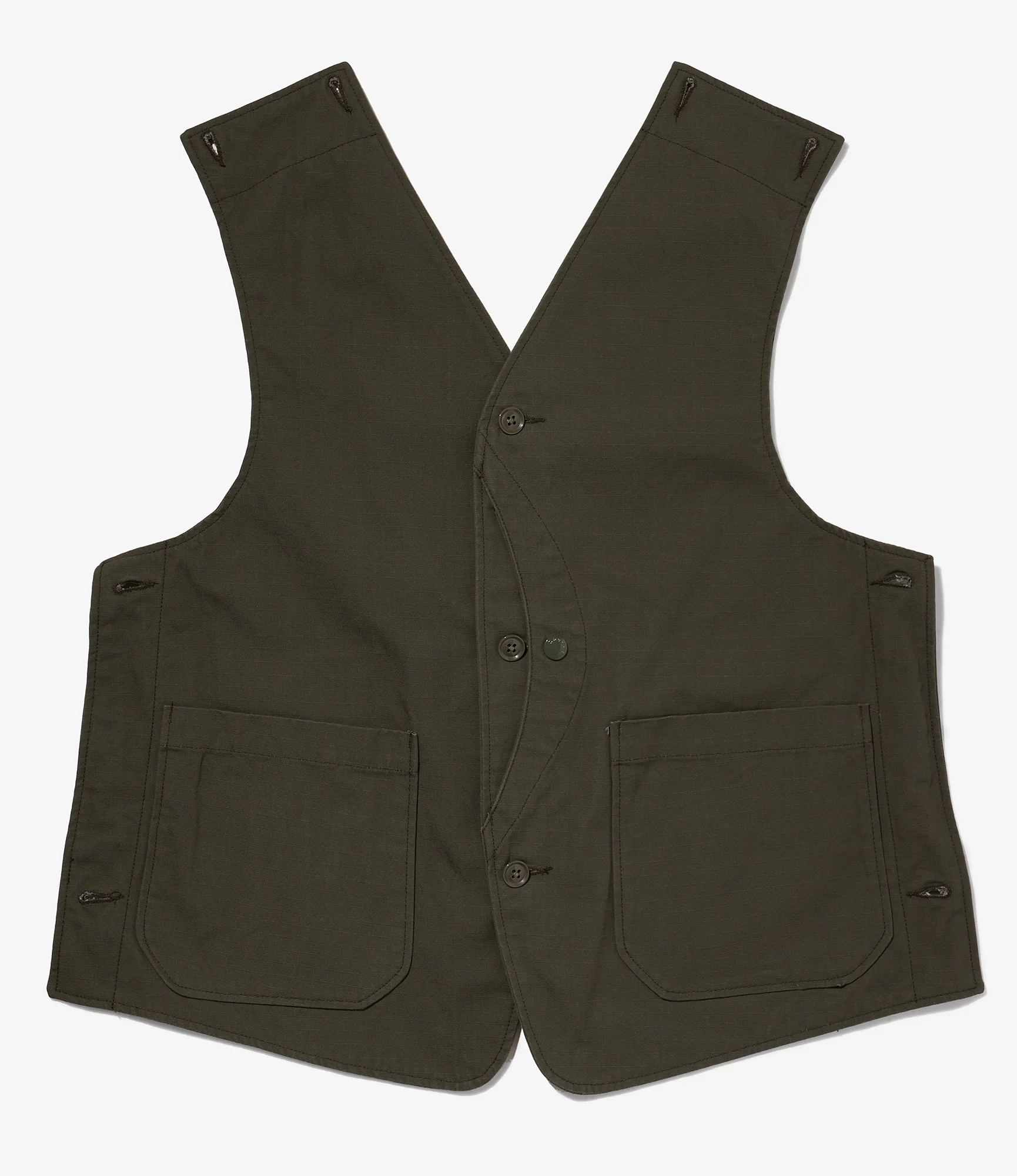 NNY x Blue in Green x Packer - Hunting Blazer - Olive H.W. Cotton Ripstop - Image 9