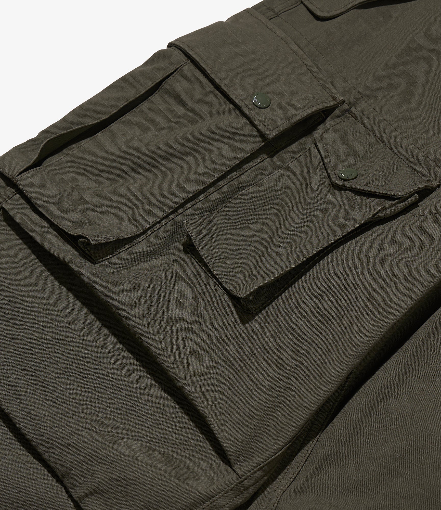 NNY x Blue in Green x Packer - Over FA Pant - Olive H.W. Cotton Ripstop - Image 5