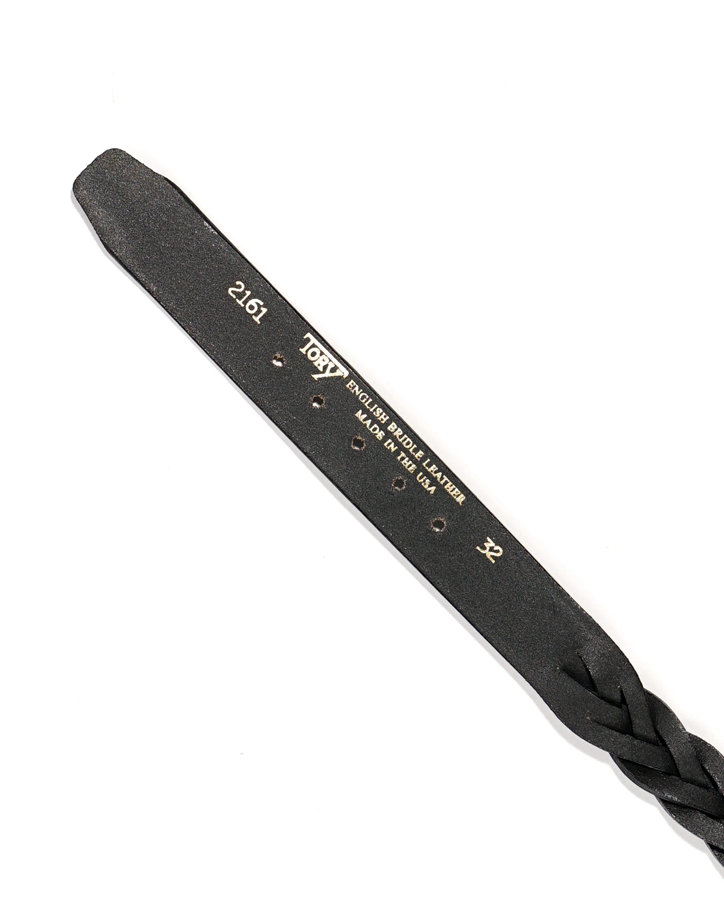 1 1/4" Braided Belt - Black - Image 5