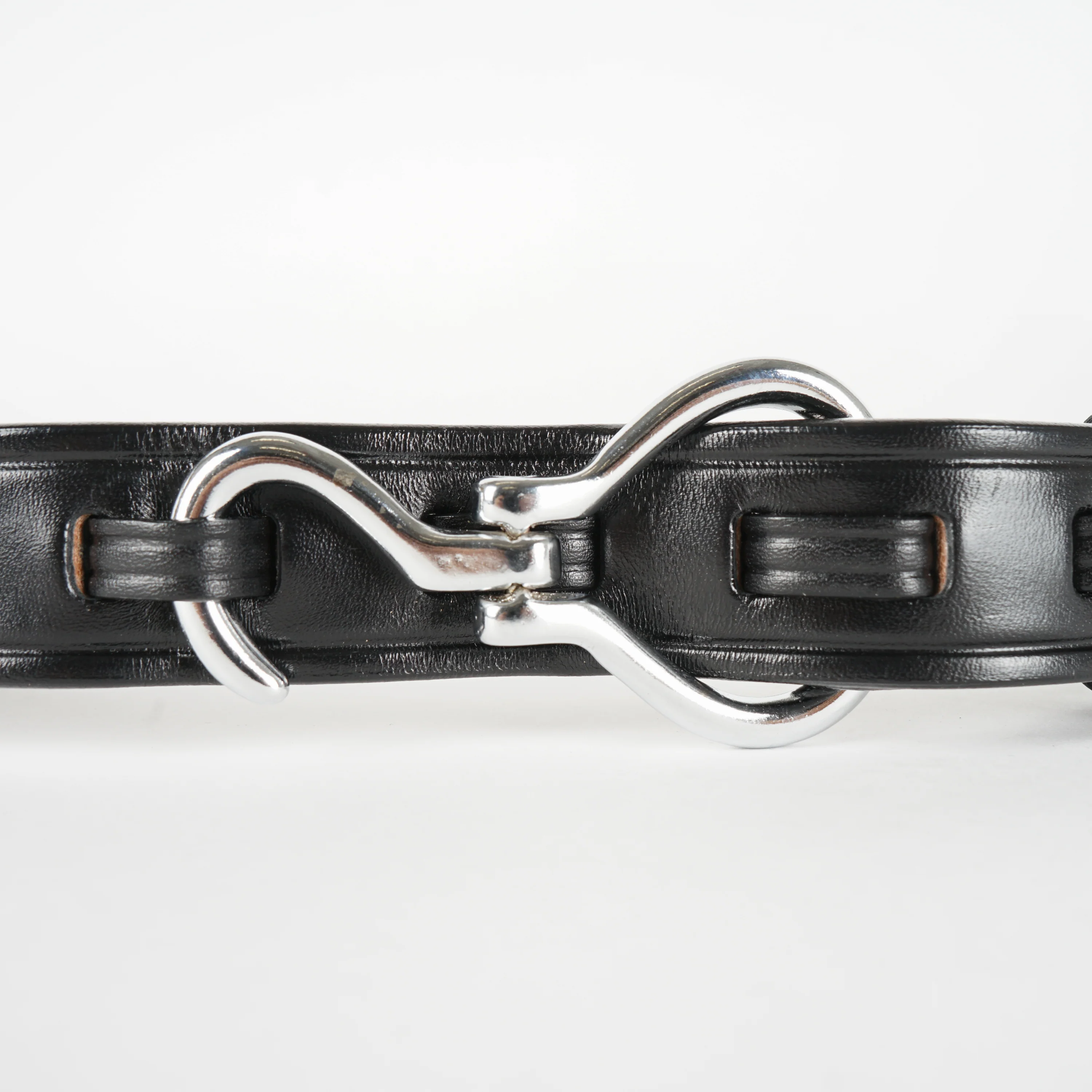 1 1/4" Nickel Hoof Pick Belt - Black - Image 4