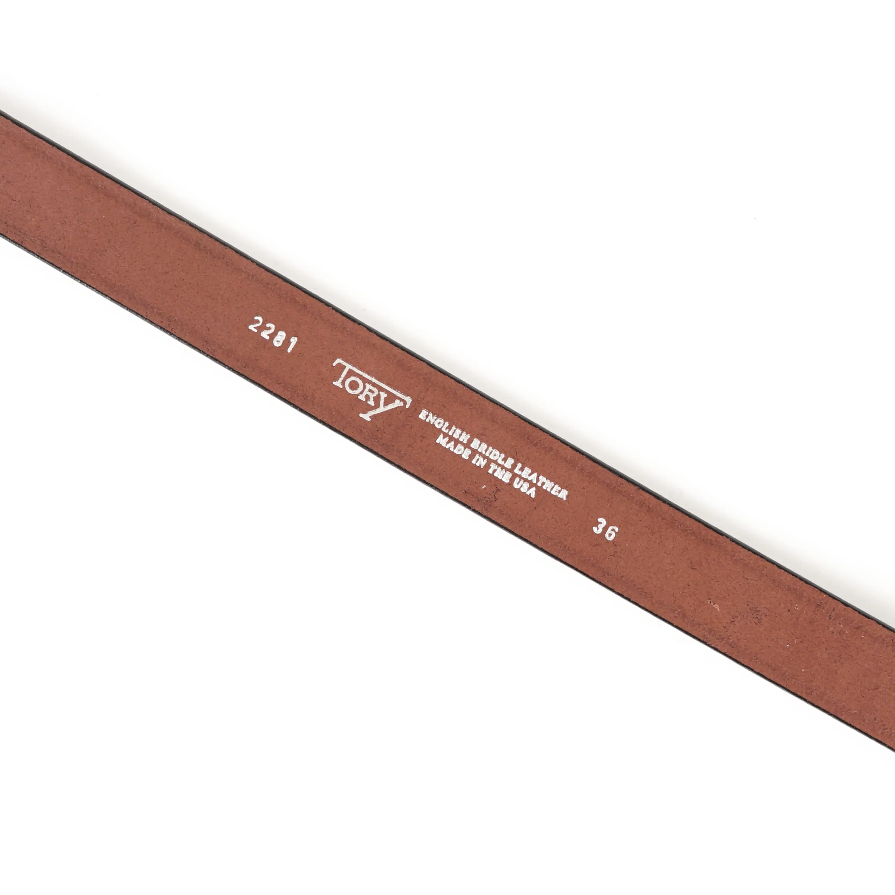 1 1/4" Nickel Hoof Pick Belt - Havana - Image 3