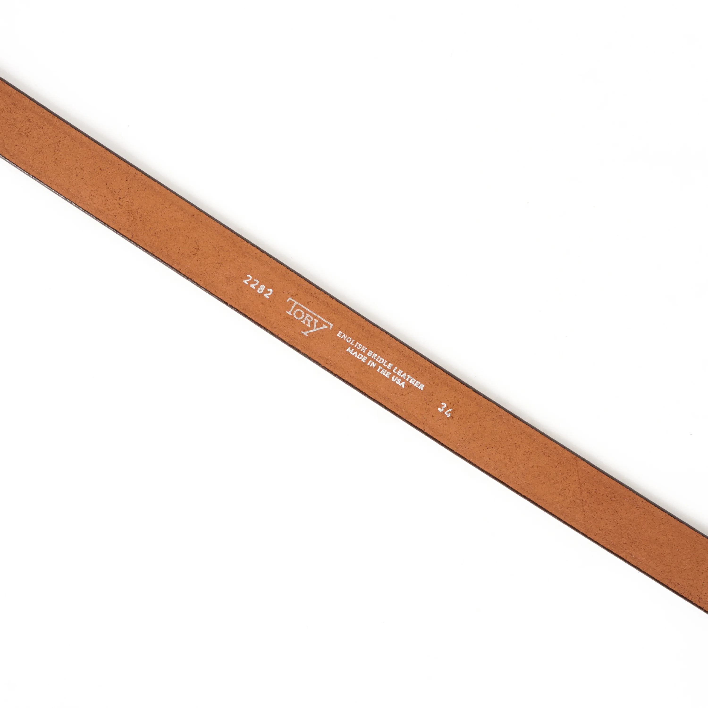 1 1/4" Nickel Hoof Pick Belt - Oakbark - Image 3