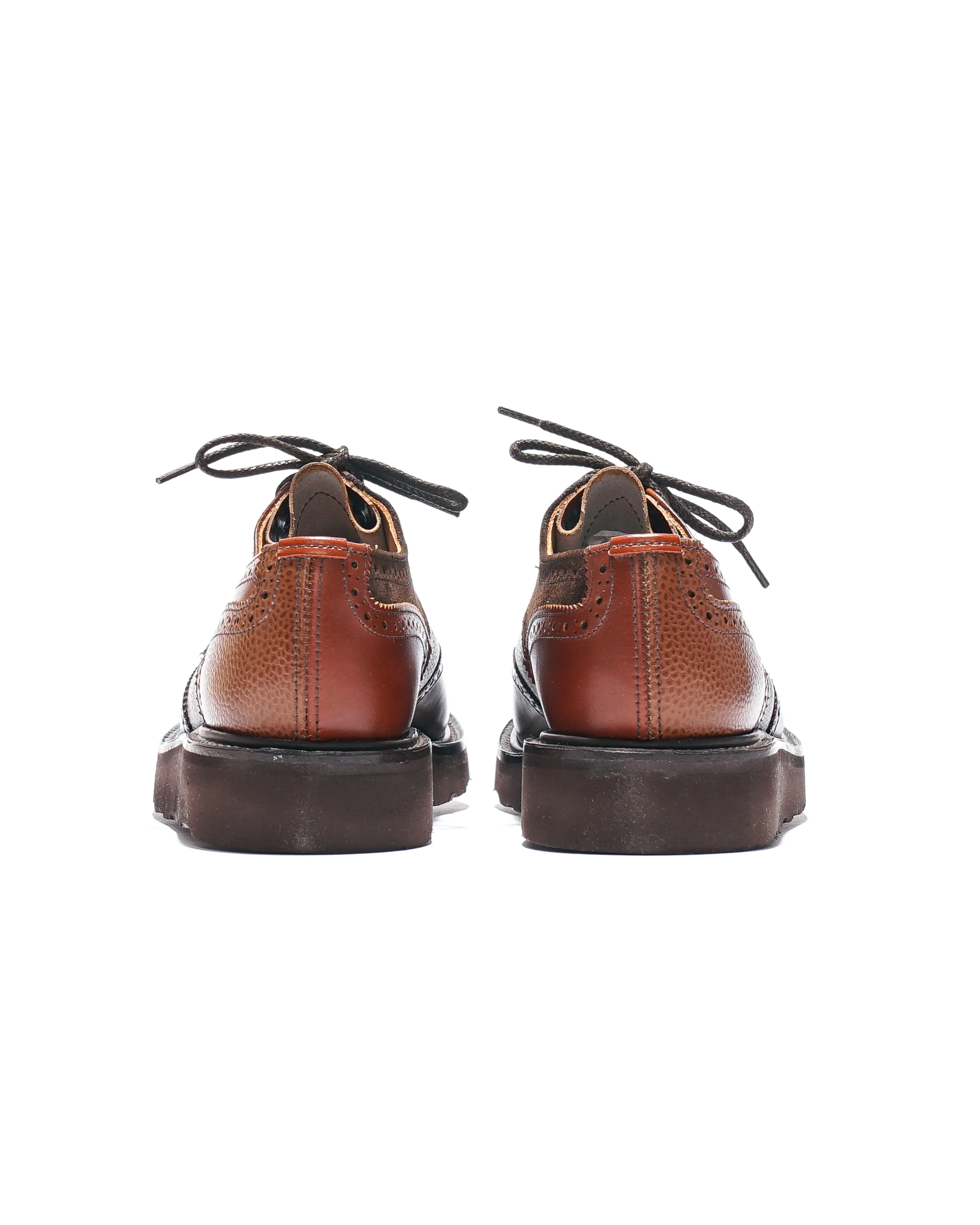 EG x Tricker's - Women's Brogue Shoe - Brown - Multi Tone - Morflex Sole - Image 6