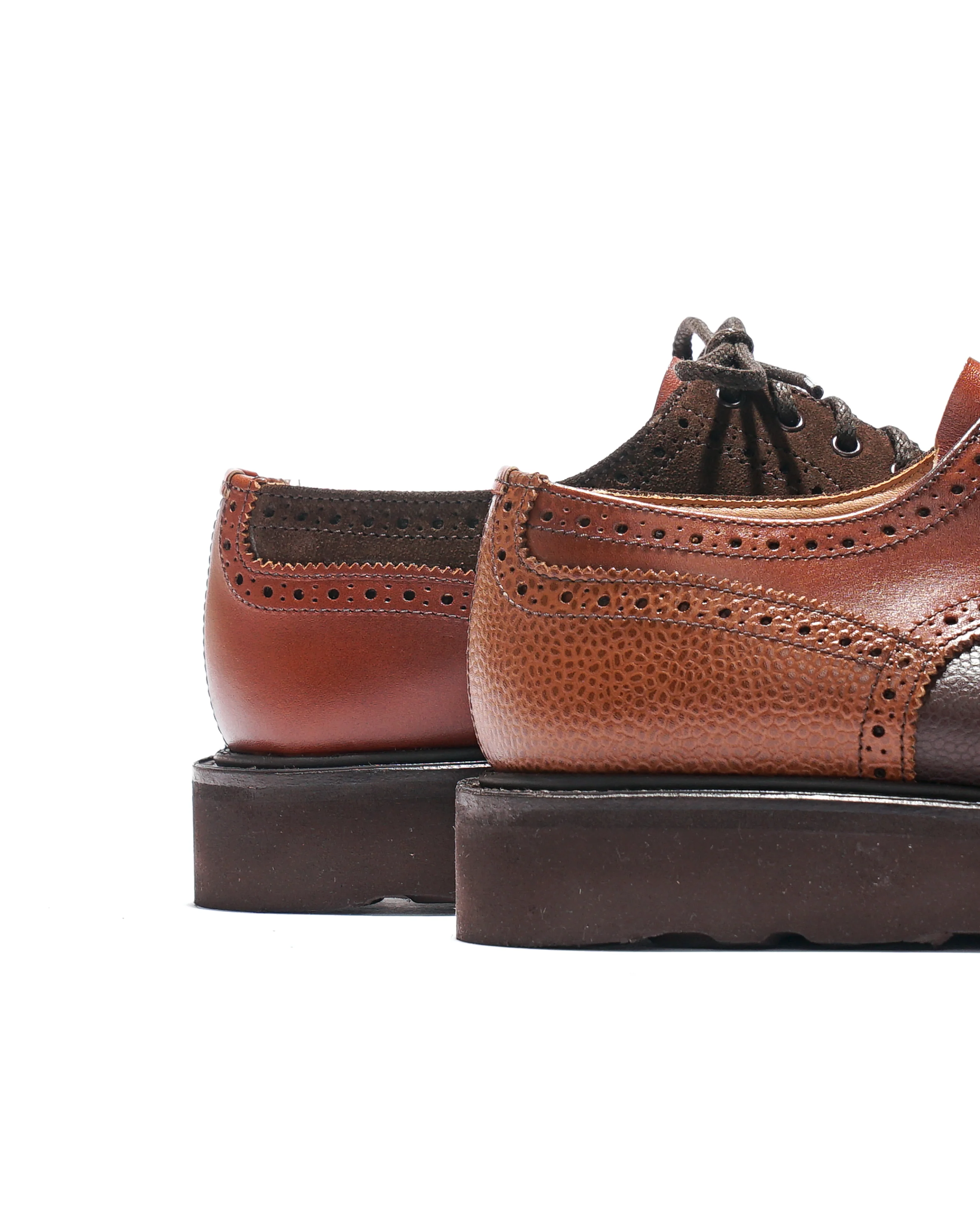 EG x Tricker's - Women's Brogue Shoe - Brown - Multi Tone - Morflex Sole - Image 8
