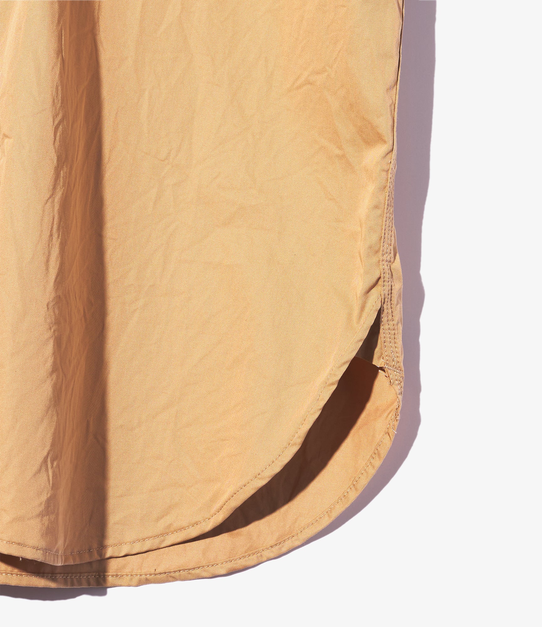 Work Shirt - Khaki Cotton Superfine Twill - Image 4